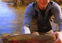Mike Wright 's Fly-fishing Picture of a Steelhead – Fly dreamers 