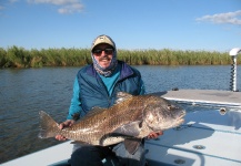 Perry Lisser 's Fly-fishing Picture of a Black Drum – Fly dreamers 