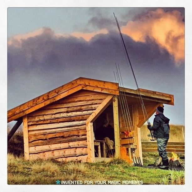 A good shed or cabin is great for salmon fishing. It is a place to meet, philosophize and debate on what the heck those bloody salmon are eating.