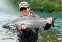 Hugo "Colo" Dezurko 's Fly-fishing Pic of a King salmon – Fly dreamers 