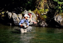  Interesante Situación de Pesca con Mosca de Trucha marrón – Imagen por Cathy Beck en Fly dreamers