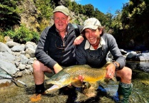 Cathy Beck 's Fly-fishing Picture of a Brown trout – Fly dreamers 