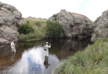  Excelente Situación de Pesca con Mosca de Trucha de arroyo o fontinalis – Imagen por Hugo Tello en Fly dreamers