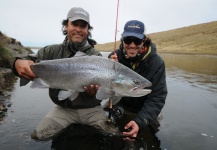 Fly-fishing Picture of Sea-Trout shared by Luis San Miguel – Fly dreamers
