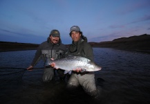 Luis San Miguel 's Fly-fishing Picture of a Sea-Trout – Fly dreamers 