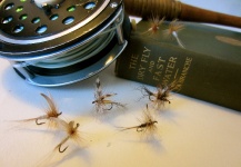 Fly-tying Picture by Len Handler 