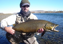 Gamba Martinez 's Fly-fishing Image of a Brown trout – Fly dreamers 