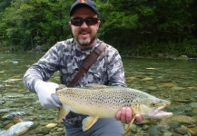 Fly-fishing Photo of Brown trout shared by Marcus Saunders – Fly dreamers 