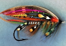Fly-tying for Atlantic salmon - Pic shared by Mike Boyer – Fly dreamers 