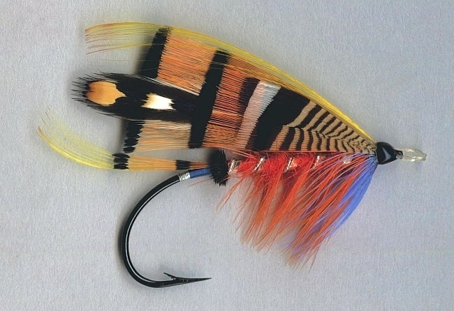 Stevenson. Old Salmon fly pattern - tied by Mike Boyer