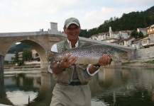 Fly Fishing Montenegro 's Fly-fishing Catch of a Brown trout – Fly dreamers 