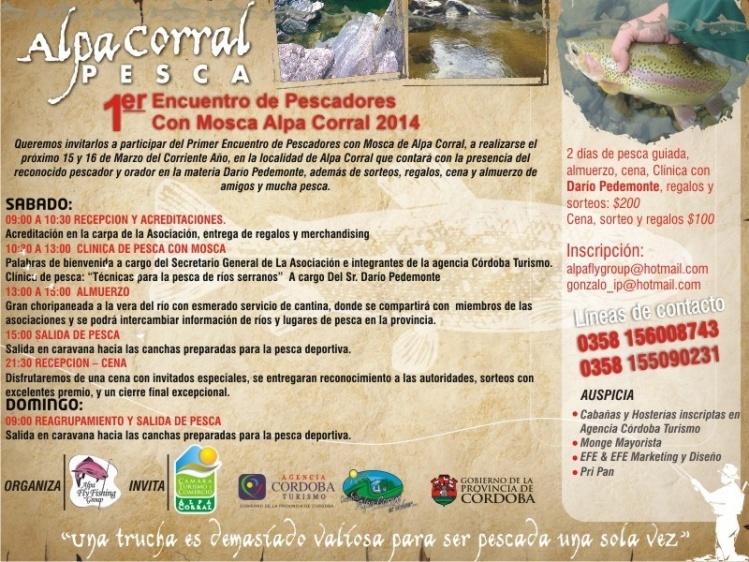 MENOS DE UNA SEMANA PARA EL EVENTO EN ALPA CORRAL!!!