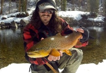 Fly-fishing Photo of Brown trout shared by Brett Macalady – Fly dreamers 