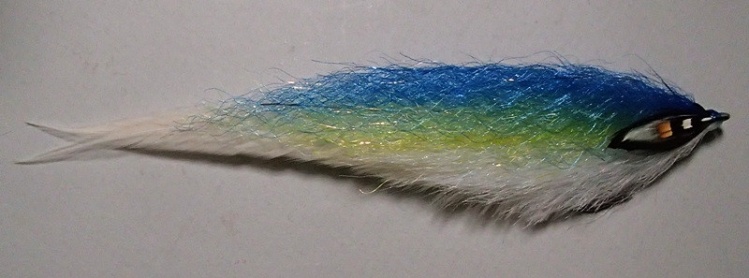 Herring fly tyed with as a Lefty's then SF Blend body. Herring will be showing up soon so I'm ready to go.