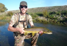 Fly-fishing Picture of European brown trout shared by Jeremy Treweek – Fly dreamers