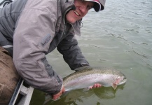 Ryan Hudson 's Fly-fishing Picture of a Rainbow trout – Fly dreamers 