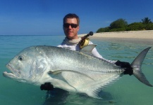Fly-fishing Pic of Giant Trevally shared by Greg Rieben – Fly dreamers 