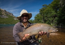 Marcelo Poo Montecinos 's Fly-fishing Picture of a Brown trout – Fly dreamers 