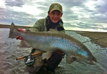 Nicolas  Werning 's Fly-fishing Pic of a Sea-Trout – Fly dreamers 