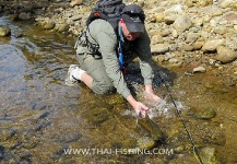Mahseer Fly-fishing Situation – Thai Fishing shared this Good Image in Fly dreamers 