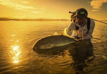 Damien Brouste 's Fly-fishing Picture of a Giant Trevally – Fly dreamers 