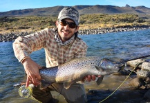 Exequiel Bustos 's Fly-fishing Catch of a Brown trout – Fly dreamers 