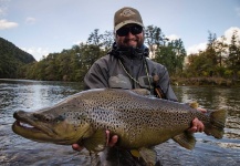 Fly-fishing Photo of Brown trout shared by La Vaguada  Fly Fishing – Fly dreamers 