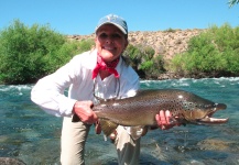 Edie Lewis 's Fly-fishing Pic of a Brown trout – Fly dreamers 