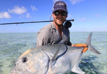 Fly-fishing Picture of Giant Trevally shared by Felipe Morales – Fly dreamers