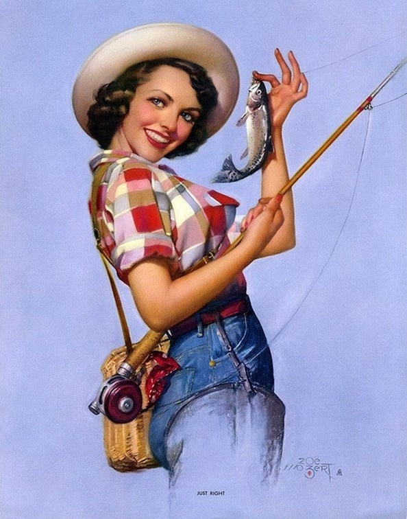 Fly-fishing Art Picture by Jack Denny – Fly dreamers