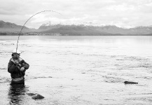  Situación de Pesca con Mosca de Trucha marrón– Foto por Ezequiel Lemos en Fly dreamers
