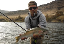 Ryan Hudson 's Fly-fishing Picture of a Steelhead – Fly dreamers 