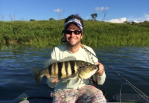 Breno Ballesteros 's Fly-fishing Pic of a Peacock Bass – Fly dreamers 