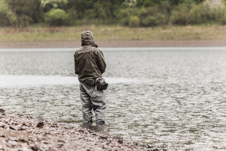 A true fisherman is someone who goes fishing, no matter what!