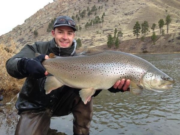 Patagonia?  Nope, Missouri River Montana!!  Caught and released by a local angler...