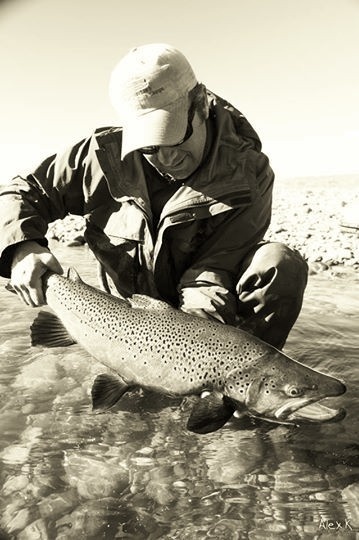 last day of fishing in Argentina before going back to guide in Italy