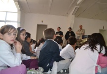 2º encuentro de pescadores en Piedra. Además con Rubén Martín visitamos una escuela.