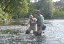 finished up  filming with ''fly rod chronicles '' Curtis Flemming, and todd moen of catchmagazine.net for a special family series with littleleaf guide service.