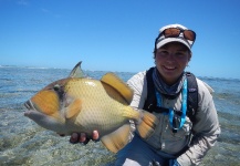 Fly-fishing Picture of Triggerfish shared by Tom Hradecky – Fly dreamers