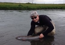 Fly-fishing Picture of Sea-Trout shared by Elias Petur Thorarinsson  – Fly dreamers