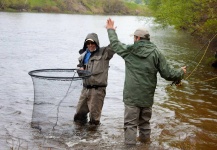  Situación de Pesca con Mosca de spring salmon – Por Martin Arcand en Fly dreamers