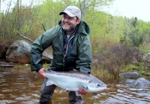 Fly-fishing Photo of Atlantic salmon shared by Martin Arcand – Fly dreamers 