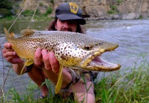  Foto de Pesca con Mosca de Trucha marrón compartida por Brett Macalady – Fly dreamers