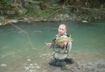 Vladimir Petrovic 's Fly-fishing Photo of a Brown trout – Fly dreamers 