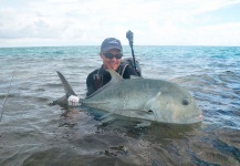 Fly-fishing Picture of Giant Trevally shared by Mikko Hautanen – Fly dreamers
