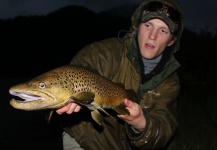 Jeremy Clark 's Fly-fishing Catch of a Brown trout – Fly dreamers 