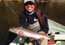 Rainbow trout Fly-fishing Situation – Angie Allsup shared this Pic in Fly dreamers 