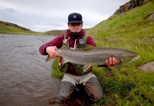 Elias Petur Thorarinsson  's Fly-fishing Pic of a Atlantic salmon – Fly dreamers 
