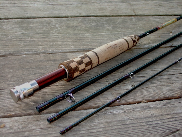 My new rod. I built this rod for smaller trout and panfish. 9' 4wt 4pc. Should be good for small Kansas ponds.