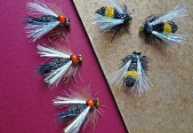 New Trouts Flies, Black Deer Bug and Bombus.